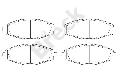 Klocki hamulcowe - komplet23241 00 702 00, BRECK w ofercie sklepu e-autoparts.pl 